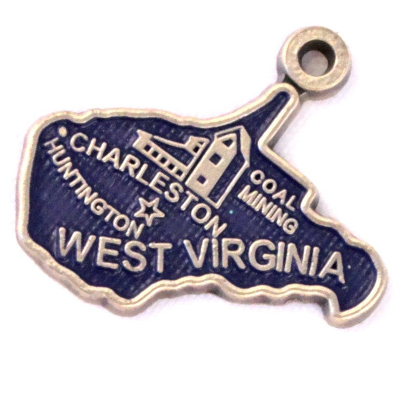 West Virginia State Love Charm Bracelet, Necklace, or Charm only