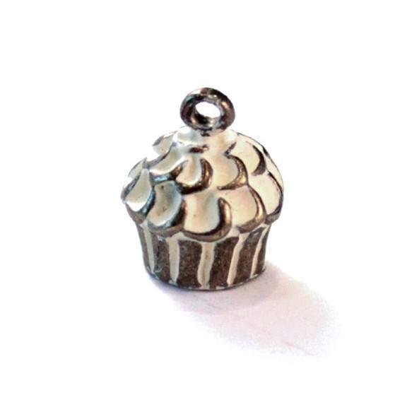 Cupcake Charm Bracelet, Necklace, or Charm Only