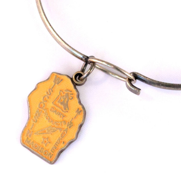 Wisconsin State Love Charm Bracelet, Necklace, or Charm only