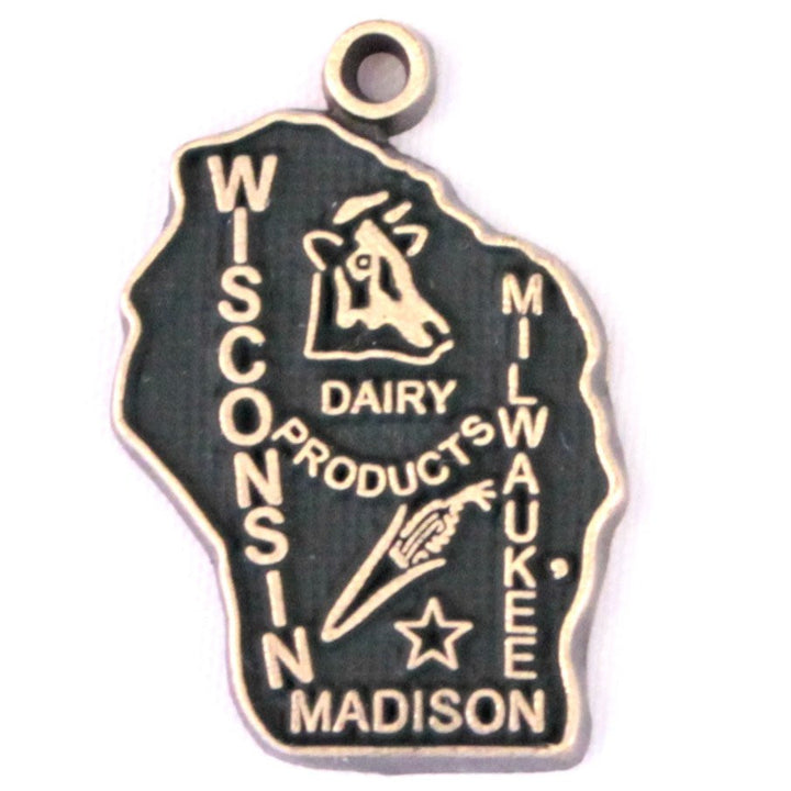 Wisconsin State Love Charm Bracelet, Necklace, or Charm only