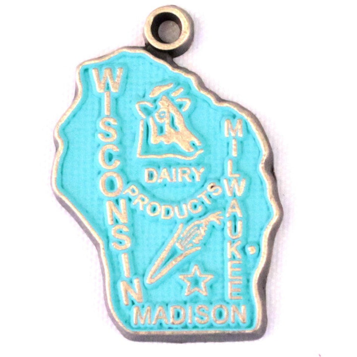 Wisconsin State Love Charm Bracelet, Necklace, or Charm only