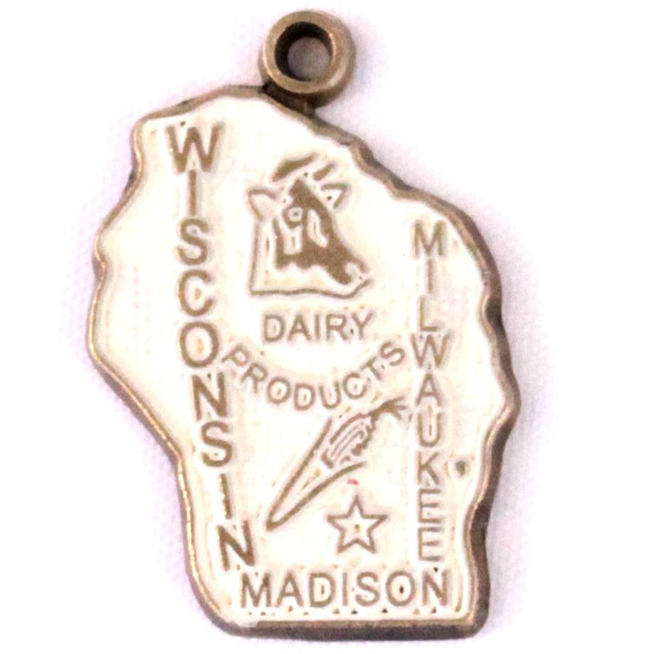 Wisconsin State Love Charm Bracelet, Necklace, or Charm only