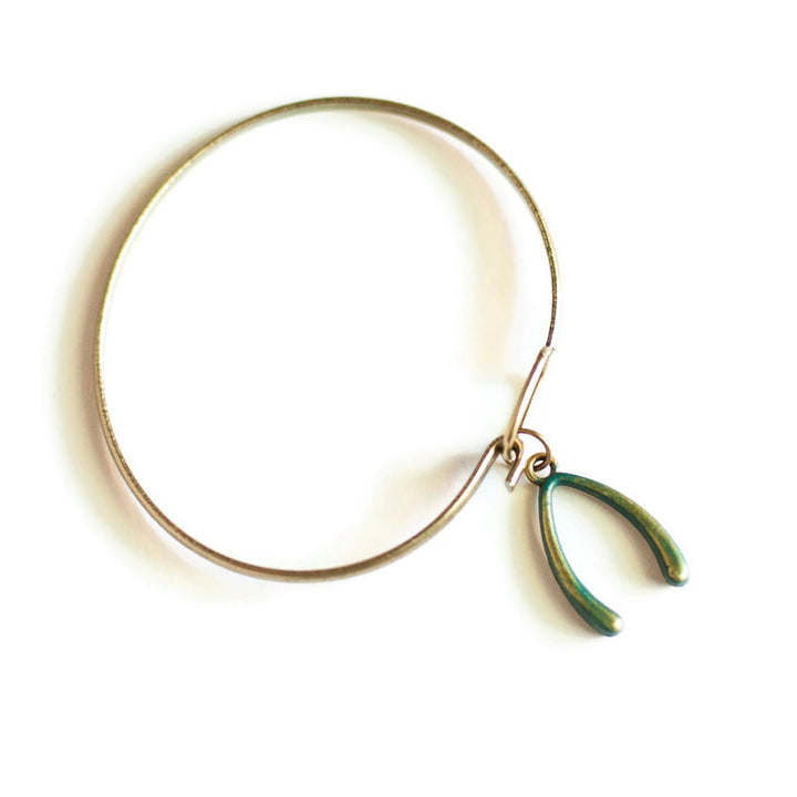 Wishbone Charm Bracelet, Necklace, or Charm Only