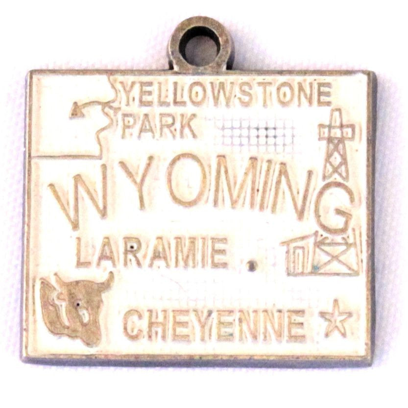 Wyoming State Love Charm Bracelet, Necklace, or Charm only