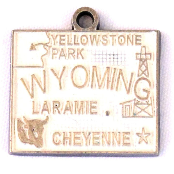 Wyoming State Love Charm Bracelet, Necklace, or Charm only