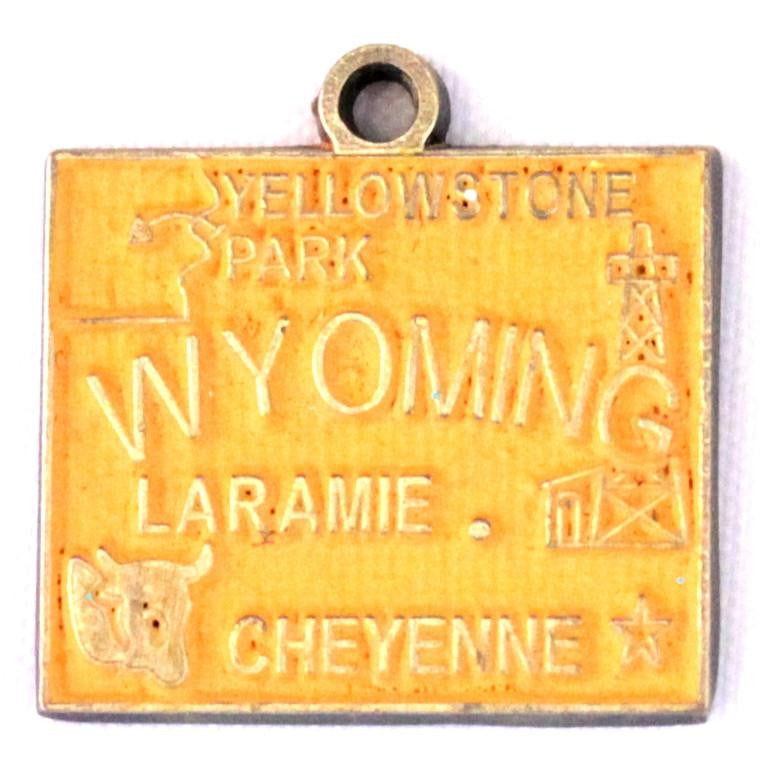 Wyoming State Love Charm Bracelet, Necklace, or Charm only