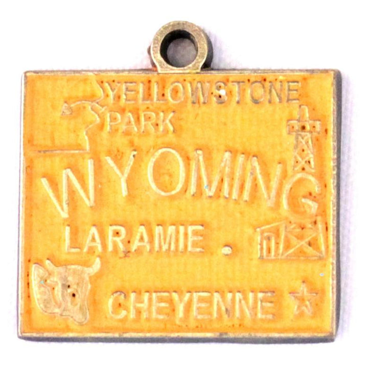 Wyoming State Love Charm Bracelet, Necklace, or Charm only