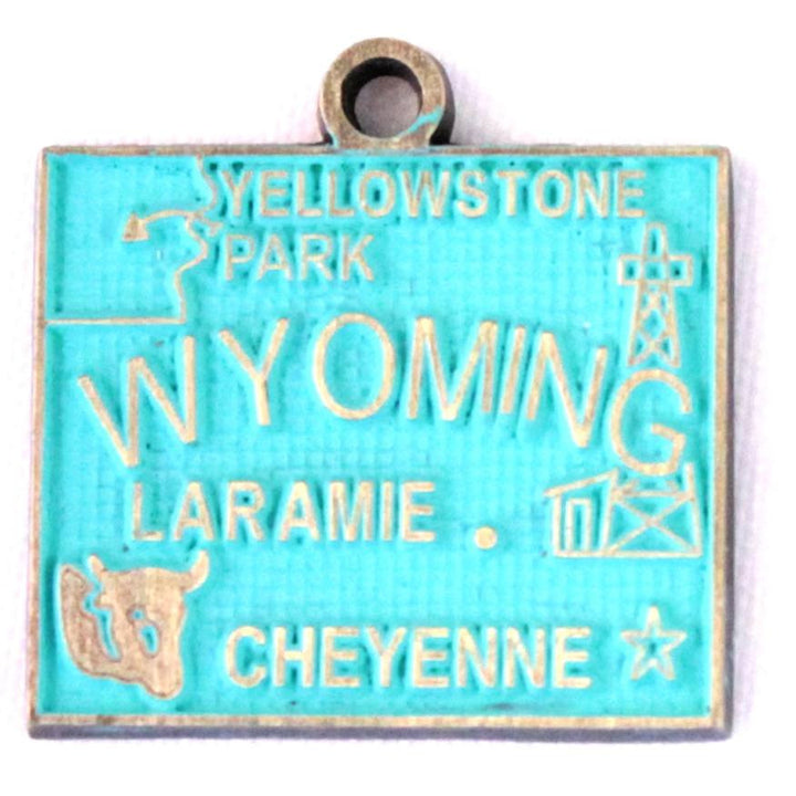 Wyoming State Love Charm Bracelet, Necklace, or Charm only