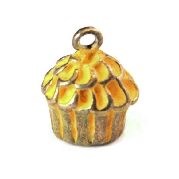 Cupcake Charm Bracelet, Necklace, or Charm Only